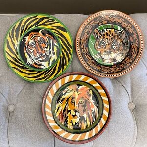 Vintage Bob Mackie Plate set of three